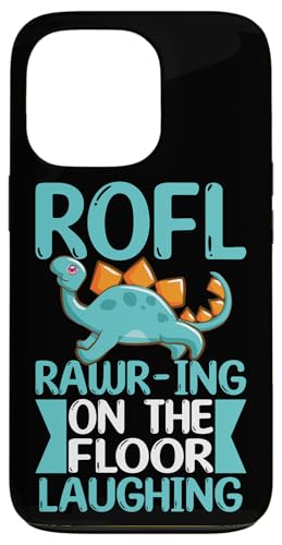 ROFL - Auf dem Boden liegender lachender Dino Hülle für iPhone 13 Pro ROFL - Auf dem Boden liegender lachender Dino Hülle für iPhone 13 Pro von Cute Dinosaur Family Outfits For Kids