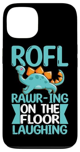 ROFL - Auf dem Boden liegender lachender Dino Hülle für iPhone 13 ROFL - Auf dem Boden liegender lachender Dino Hülle für iPhone 13 von Cute Dinosaur Family Outfits For Kids