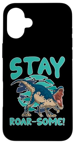 Stay Roar-Some! Dinosaurier Hülle für iPhone 16 Plus Stay Roar-Some! Dinosaurier Hülle für iPhone 16 Plus von Cute Dinosaur Family Outfits For Kids