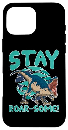 Stay Roar-Some! Dinosaurier Hülle für iPhone 16 Pro Max Stay Roar-Some! Dinosaurier Hülle für iPhone 16 Pro Max von Cute Dinosaur Family Outfits For Kids