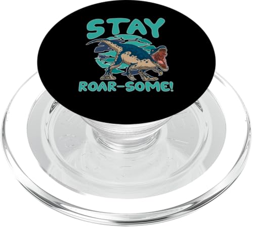 Stay Roar-Some! Dinosaurier PopSockets PopGrip für MagSafe Stay Roar-Some! Dinosaurier PopSockets PopGrip für MagSafe von Cute Dinosaur Family Outfits For Kids