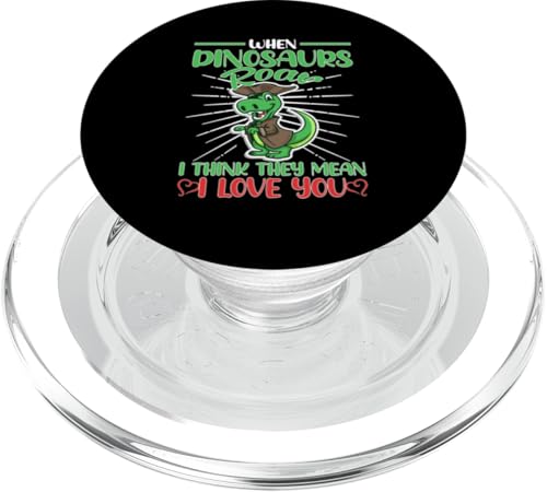 Wenn Dinosaurier brüllen, meinen sie wohl, dass ich dich liebe PopSockets PopGrip für MagSafe von Cute Dinosaur Family Outfits For Kids