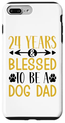 24 Jahre und Dog Dad! 24 Jahre alt, Geburtstag Hülle für iPhone 7 Plus/8 Plus 24 Jahre und Dog Dad! 24 Jahre alt, Geburtstag Hülle für iPhone 7 Plus/8 Plus von Cute Dog Dad Birthday Design