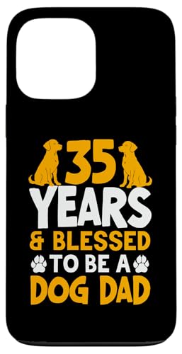35 Jahre und Dog Dad! 35 Jahre alt, Geburtstag Hülle für iPhone 13 Pro Max 35 Jahre und Dog Dad! 35 Jahre alt, Geburtstag Hülle für iPhone 13 Pro Max von Cute Dog Dad Birthday Design