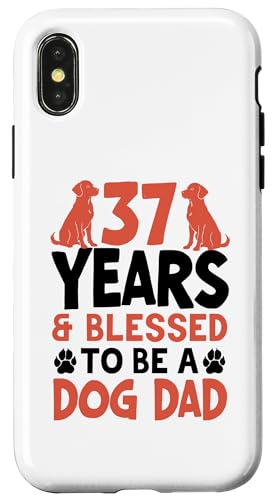 37 Jahre und Dog Dad! 37 Jahre alt, Geburtstag Hülle für iPhone X/XS 37 Jahre und Dog Dad! 37 Jahre alt, Geburtstag Hülle für iPhone X/XS von Cute Dog Dad Birthday Design