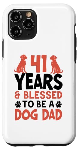 41 Jahre und Dog Dad! 41 Jahre alt, Geburtstag Hülle für iPhone 11 Pro 41 Jahre und Dog Dad! 41 Jahre alt, Geburtstag Hülle für iPhone 11 Pro von Cute Dog Dad Birthday Design