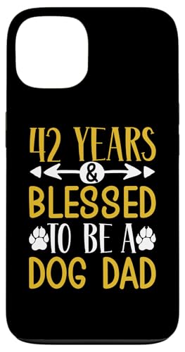 42 Jahre und Dog Dad! 42 Jahre alt, Geburtstag Hülle für iPhone 13 42 Jahre und Dog Dad! 42 Jahre alt, Geburtstag Hülle für iPhone 13 von Cute Dog Dad Birthday Design