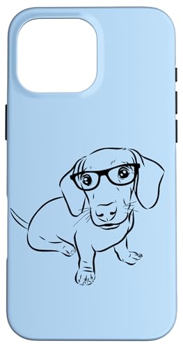Cute Funny Hipster Nerd Illustration Art Dachshund Lover Hülle für iPhone 16 Pro Max Cute Funny Hipster Nerd Illustration Art Dachshund Lover Hülle für iPhone 16 Pro Max von Cute Doxie Weiner Dog Gifts Shirts & Hoodies