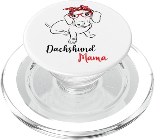 Cute Red Bandana Glasses Mom Lover Dachshund Mama PopSockets PopGrip für MagSafe Cute Red Bandana Glasses Mom Lover Dachshund Mama PopSockets PopGrip für MagSafe von Cute Doxie Weiner Dog Gifts Shirts & Hoodies