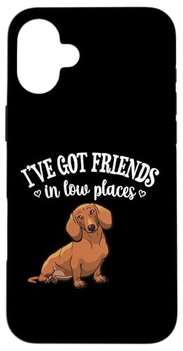 Funny Friends In Low Places Dachshund Lover Hülle für iPhone 16 Plus Funny Friends In Low Places Dachshund Lover Hülle für iPhone 16 Plus von Cute Doxie Weiner Dog Gifts Shirts & Hoodies