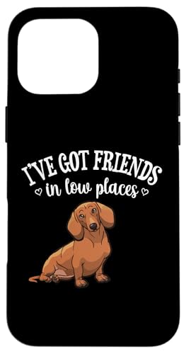 Funny Friends In Low Places Dachshund Lover Hülle für iPhone 16 Pro Max Funny Friends In Low Places Dachshund Lover Hülle für iPhone 16 Pro Max von Cute Doxie Weiner Dog Gifts Shirts & Hoodies