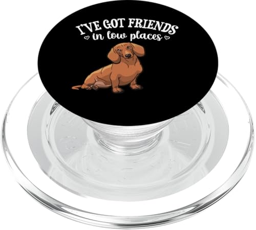 Funny Friends In Low Places Dachshund Lover PopSockets PopGrip für MagSafe Funny Friends In Low Places Dachshund Lover PopSockets PopGrip für MagSafe von Cute Doxie Weiner Dog Gifts Shirts & Hoodies