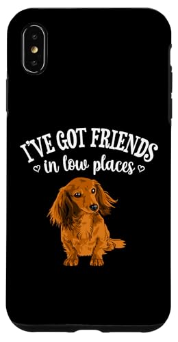 Funny Friends In Low Places Long Haired Dachshund Lover Hülle für iPhone XS Max Funny Friends In Low Places Long Haired Dachshund Lover Hülle für iPhone XS Max von Cute Doxie Weiner Dog Gifts Shirts & Hoodies