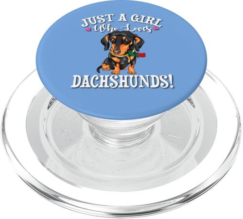 Funny Just A Girl Who Loves Black Dachshund Lover PopSockets PopGrip für MagSafe Funny Just A Girl Who Loves Black Dachshund Lover PopSockets PopGrip für MagSafe von Cute Doxie Weiner Dog Gifts Shirts & Hoodies