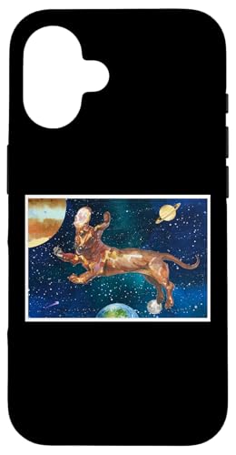 Funny Mens Womens Kids Space Astronaut Dachshund Lover Hülle für iPhone 16 Funny Mens Womens Kids Space Astronaut Dachshund Lover Hülle für iPhone 16 von Cute Doxie Weiner Dog Gifts Shirts & Hoodies