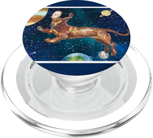 Funny Mens Womens Kids Space Astronaut Dachshund Lover PopSockets PopGrip für MagSafe Funny Mens Womens Kids Space Astronaut Dachshund Lover PopSockets PopGrip für MagSafe von Cute Doxie Weiner Dog Gifts Shirts & Hoodies