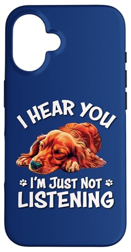 Funny Nap Hear You Not Listening Long Haired Dachshund Lover Hülle für iPhone 16 Funny Nap Hear You Not Listening Long Haired Dachshund Lover Hülle für iPhone 16 von Cute Doxie Weiner Dog Gifts Shirts & Hoodies