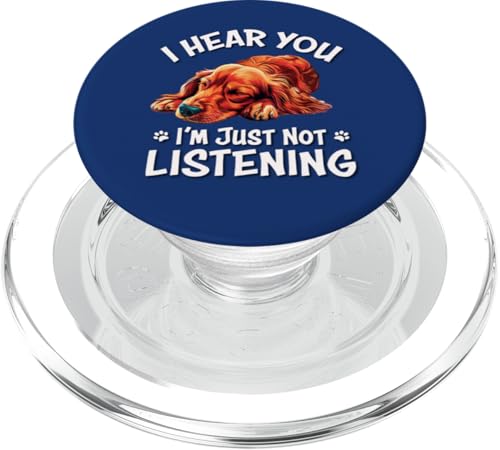 Funny Nap Hear You Not Listening Long Haired Dachshund Lover PopSockets PopGrip für MagSafe Funny Nap Hear You Not Listening Long Haired Dachshund Lover PopSockets PopGrip für MagSafe von Cute Doxie Weiner Dog Gifts Shirts & Hoodies