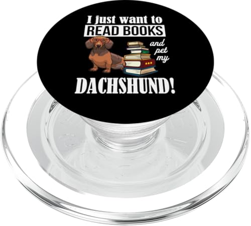 Funny Read Books & Pet My Dachshund Lover PopSockets PopGrip für MagSafe Funny Read Books & Pet My Dachshund Lover PopSockets PopGrip für MagSafe von Cute Doxie Weiner Dog Gifts Shirts & Hoodies
