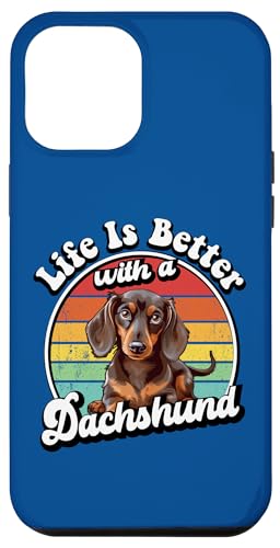 Funny Retro Vintage Life Is Better Brown Dachshund Lover Hülle für iPhone 12 Pro Max Funny Retro Vintage Life Is Better Brown Dachshund Lover Hülle für iPhone 12 Pro Max von Cute Doxie Weiner Dog Gifts Shirts & Hoodies