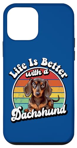 Funny Retro Vintage Life Is Better Brown Dachshund Lover Hülle für iPhone 12 mini Funny Retro Vintage Life Is Better Brown Dachshund Lover Hülle für iPhone 12 mini von Cute Doxie Weiner Dog Gifts Shirts & Hoodies
