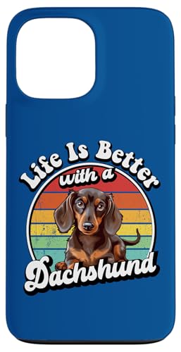 Funny Retro Vintage Life Is Better Brown Dachshund Lover Hülle für iPhone 13 Pro Max Funny Retro Vintage Life Is Better Brown Dachshund Lover Hülle für iPhone 13 Pro Max von Cute Doxie Weiner Dog Gifts Shirts & Hoodies