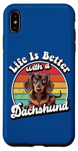 Funny Retro Vintage Life Is Better Brown Dachshund Lover Hülle für iPhone XS Max Funny Retro Vintage Life Is Better Brown Dachshund Lover Hülle für iPhone XS Max von Cute Doxie Weiner Dog Gifts Shirts & Hoodies