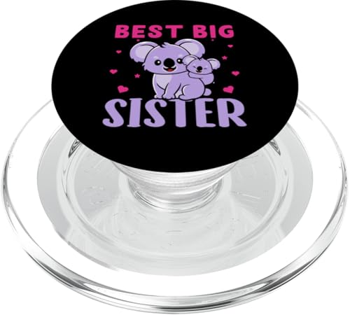 Beste große Schwester PopSockets PopGrip für MagSafe von Cute Family Reunion And Announcement Designs