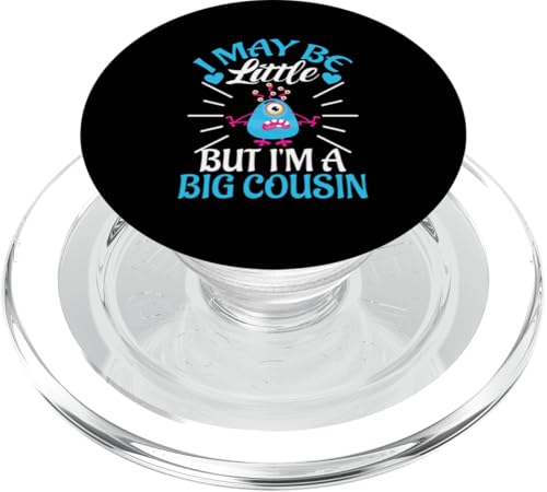 Ich mag klein sein, aber ich bin ein großer Cousin PopSockets PopGrip für MagSafe von Cute Family Reunion And Announcement Designs
