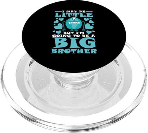 Ich mag klein sein, aber ich werde ein großer Bruder PopSockets PopGrip für MagSafe von Cute Family Reunion And Announcement Designs