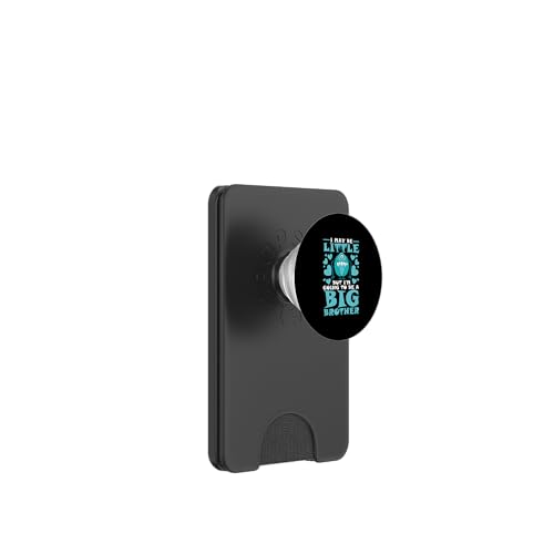 Ich mag klein sein, aber ich werde ein großer Bruder PopSockets PopWallet für MagSafe von Cute Family Reunion And Announcement Designs