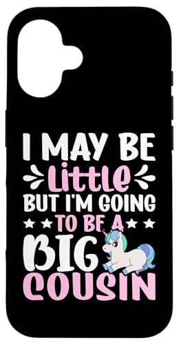 Ich mag klein sein, aber ich werde ein großer Cousin Hülle für iPhone 16 Ich mag klein sein, aber ich werde ein großer Cousin Hülle für iPhone 16 von Cute Family Reunion And Announcement Designs