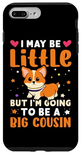Ich mag klein sein, aber ich werde ein großer Cousin Hülle für iPhone 7 Plus/8 Plus von Cute Family Reunion And Announcement Designs