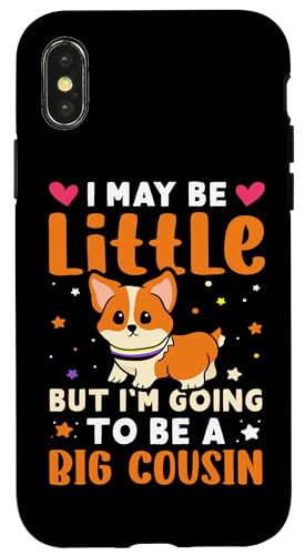 Ich mag klein sein, aber ich werde ein großer Cousin Hülle für iPhone X/XS Ich mag klein sein, aber ich werde ein großer Cousin Hülle für iPhone X/XS von Cute Family Reunion And Announcement Designs