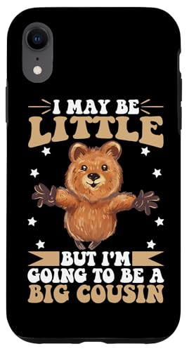 Ich mag klein sein, aber ich werde ein großer Cousin Hülle für iPhone XR Ich mag klein sein, aber ich werde ein großer Cousin Hülle für iPhone XR von Cute Family Reunion And Announcement Designs