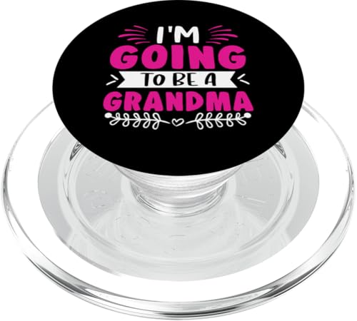Ich werde Großmutter PopSockets PopGrip für MagSafe von Cute Family Reunion And Announcement Designs