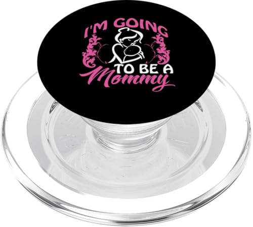 Ich werde Mama PopSockets PopGrip für MagSafe Ich werde Mama PopSockets PopGrip für MagSafe von Cute Family Reunion And Announcement Designs