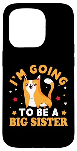 Ich werde eine große Schwester Hülle für iPhone 15 Pro Ich werde eine große Schwester Hülle für iPhone 15 Pro von Cute Family Reunion And Announcement Designs