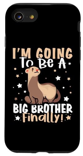 Ich werde endlich ein großer Bruder sein! Hülle für iPhone SE (2020) / 7 / 8 von Cute Family Reunion And Announcement Designs