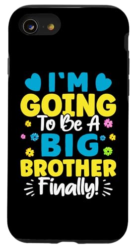 Ich werde endlich ein großer Bruder sein! Hülle für iPhone SE (2020) / 7 / 8 von Cute Family Reunion And Announcement Designs