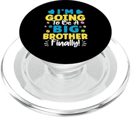 Ich werde endlich ein großer Bruder sein! PopSockets PopGrip für MagSafe von Cute Family Reunion And Announcement Designs