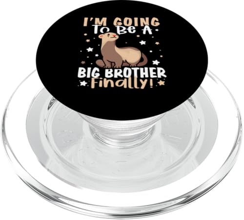 Ich werde endlich ein großer Bruder sein! PopSockets PopGrip für MagSafe von Cute Family Reunion And Announcement Designs