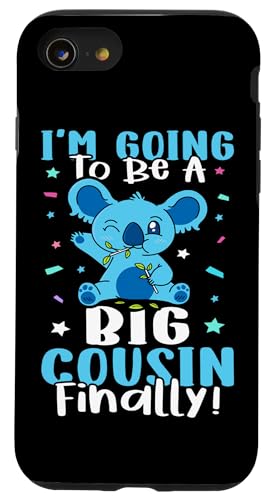 Ich werde endlich ein großer Cousin! Hülle für iPhone SE (2020) / 7 / 8 von Cute Family Reunion And Announcement Designs