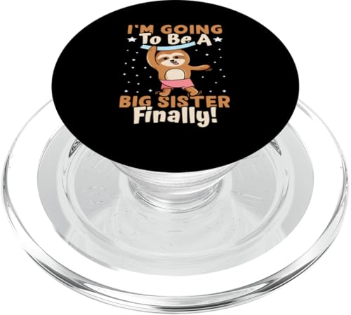 Ich werde endlich eine große Schwester sein! PopSockets PopGrip für MagSafe von Cute Family Reunion And Announcement Designs