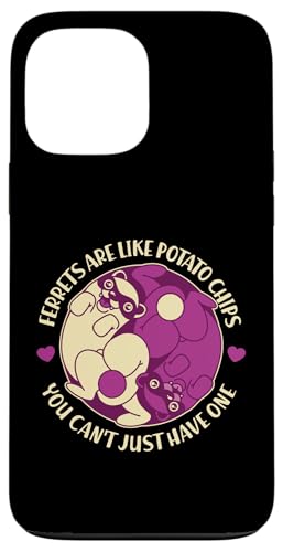 Frettchen sind wie Kartoffelchips, Sie können nicht nur einen haben Hülle für iPhone 13 Pro Max Frettchen sind wie Kartoffelchips, Sie können nicht nur einen haben Hülle für iPhone 13 Pro Max von Cute Ferret Animal Designs For Kids