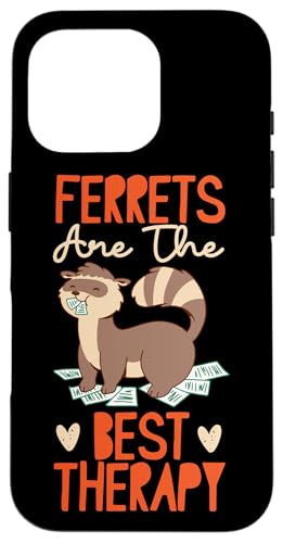 Frettchen: Frettchen sind die beste Therapie Hülle für iPhone 16 Pro Frettchen: Frettchen sind die beste Therapie Hülle für iPhone 16 Pro von Cute Ferret Animal Designs For Kids