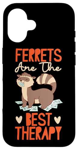 Frettchen: Frettchen sind die beste Therapie Hülle für iPhone 16 Frettchen: Frettchen sind die beste Therapie Hülle für iPhone 16 von Cute Ferret Animal Designs For Kids
