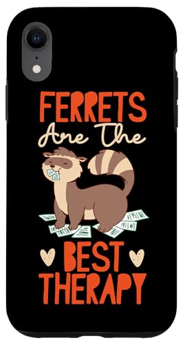 Frettchen: Frettchen sind die beste Therapie Hülle für iPhone XR Frettchen: Frettchen sind die beste Therapie Hülle für iPhone XR von Cute Ferret Animal Designs For Kids
