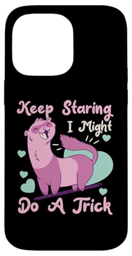 Frettchen: Keep Staring, I Might Do A Trick Hülle für iPhone 14 Pro Max von Cute Ferret Animal Designs For Kids