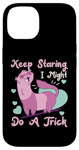 Frettchen: Keep Staring, I Might Do A Trick Hülle für iPhone 14 Frettchen: Keep Staring, I Might Do A Trick Hülle für iPhone 14 von Cute Ferret Animal Designs For Kids